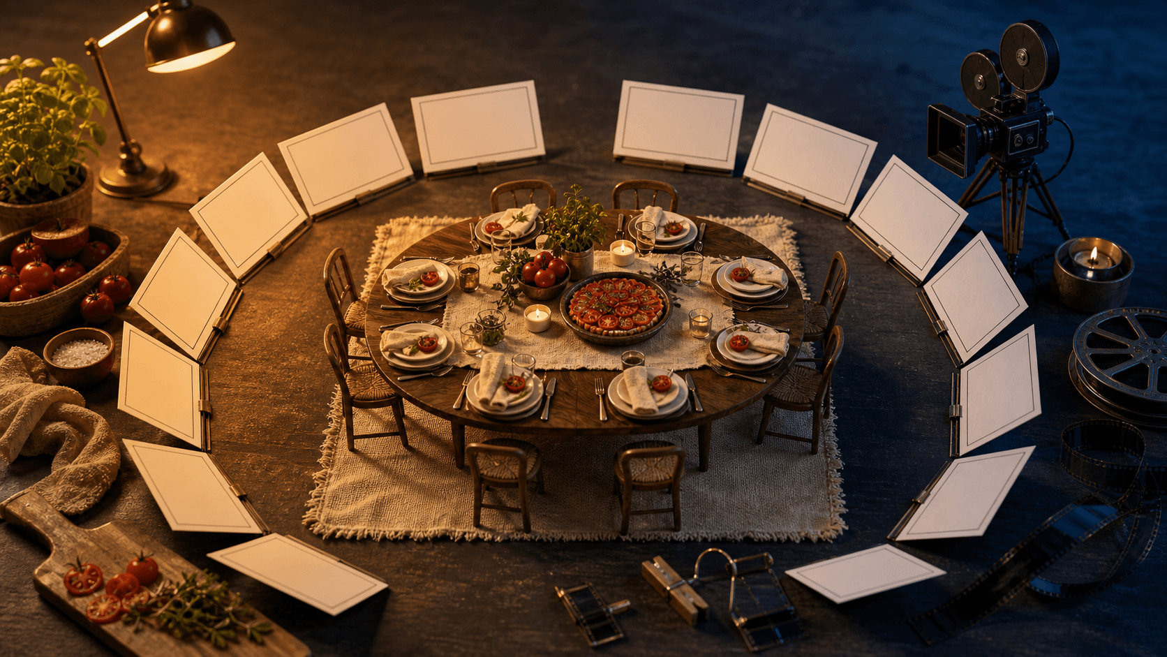 How to Create a 12 Shot AI Dinner Party Video